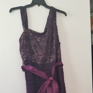 Purple occasion dress